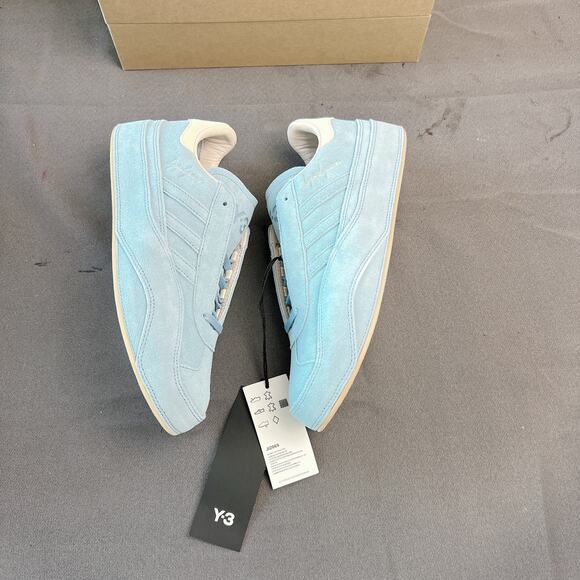 NEW! Adidas Y-3 Gazelle Low Tactile blue Alumina - Picture 3 of 6